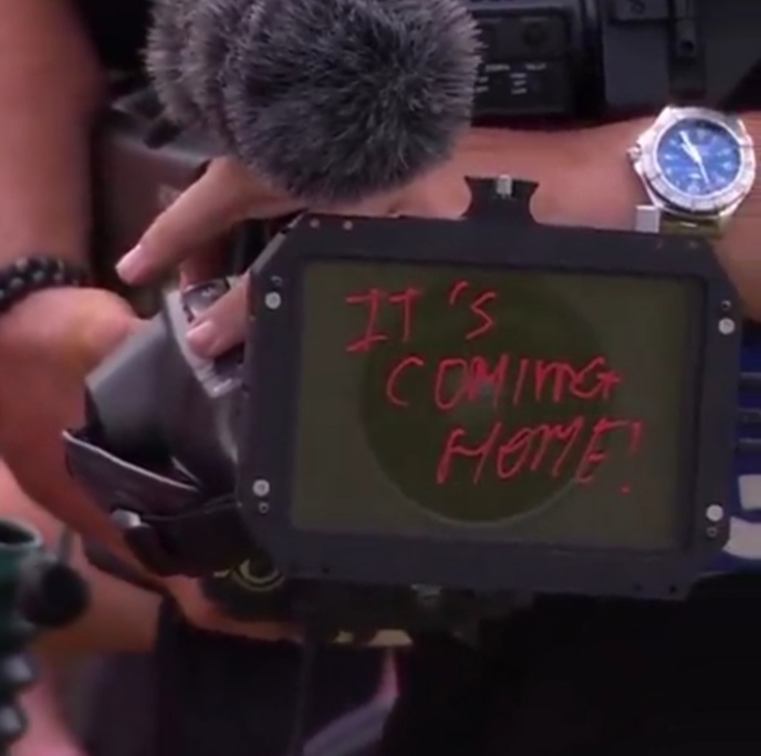 “It’s coming home…”