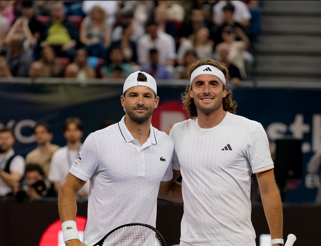 Το «bromance» του Τσιτσιπά με τον Ντιμιτρόφ (pics)