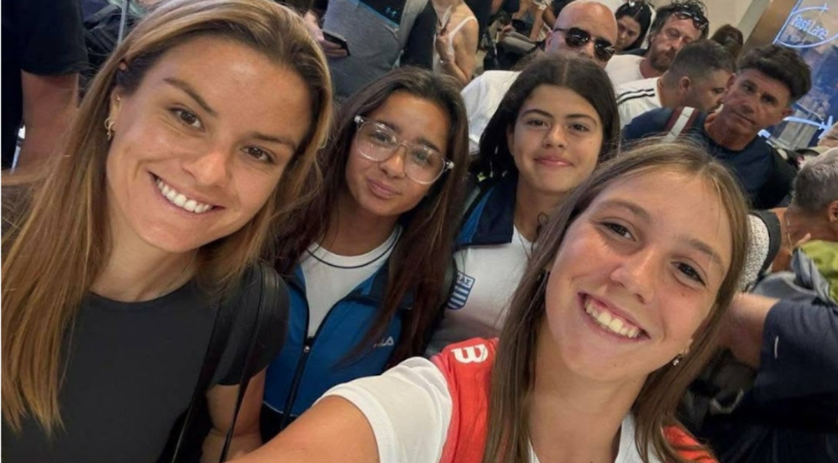 Η αναχώρηση της Εθνικής κοριτσιών U14  για Γαλλία και η συνάντηση με Σάκκαρη