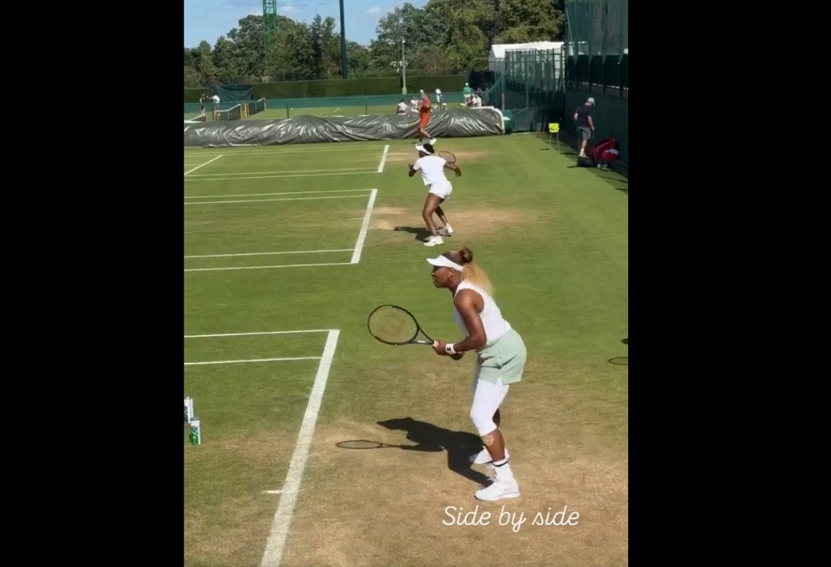 Wimbledon: Μία προπόνηση, 30 Grand Slam – Σερένα και Βίνους δίπλα δίπλα (vid)