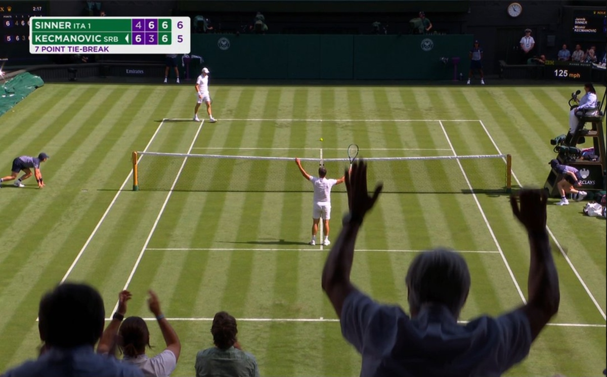 Ο πόντος της χρονιάς στο Wimbledon – Βούτηξε ο Σίνερ (vid)