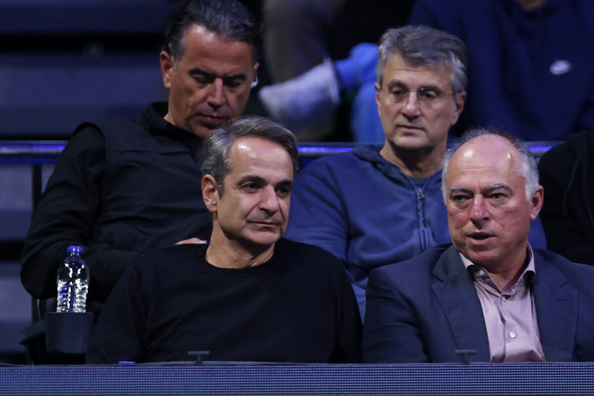 Ο Κυριάκος Μητσοτάκης στο Wimbledon για τη Μαρία