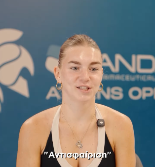 Οι τενίστριες του Athens Open δοκιμάζουν τα… ελληνικά τους (vid)