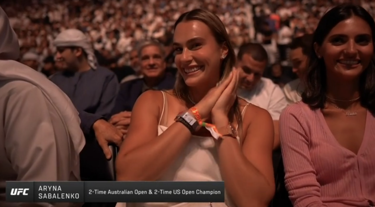 Η Σαμπαλένκα απόλαυσε το UFC στο Άμπου Ντάμπι, αλλά έγινε… «Σαμπαλένκο» (vids)